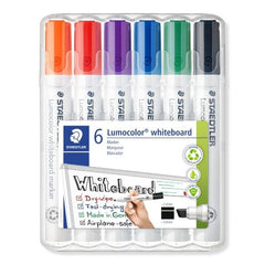 Rotulador Lumocolor Whiteboard Marker 351 6 Colores Vivos | Staedtler | Pack 1 Unidades