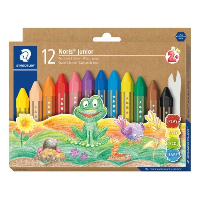 CERA NORIS JUNIOR 224 12 COLORES SURTIDOS | 1 UNIDADES | (STAEDTLER)