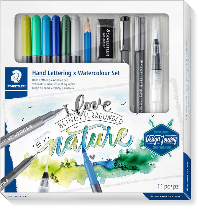 SET ACUARELABLES STAEDTLER DESING JOURNEY HANDLETTERING | 1 UNIDADES | (STAEDTLER)