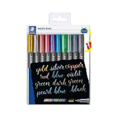 Marcador Staedtler Metallic Brush 8321 10 Uds Surtidas | Staedtler | Pack 1 Unidades