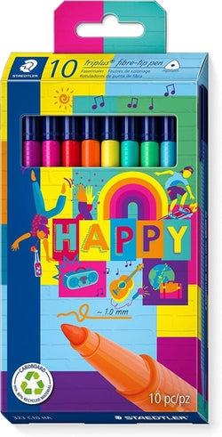Rotuladores de fibra Staedtler Triplus 323 colores surtidos