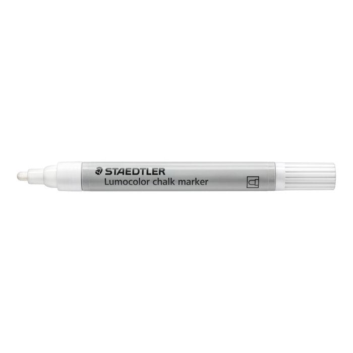 Rotulador Staedtler Lumocolor 344 Chalk Marker Blanco | Staedtler | Pack 10 Unidades Imagen principal del producto
