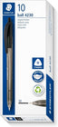 Bolígrafo Triangular Retráctil Staedtler Pack 10