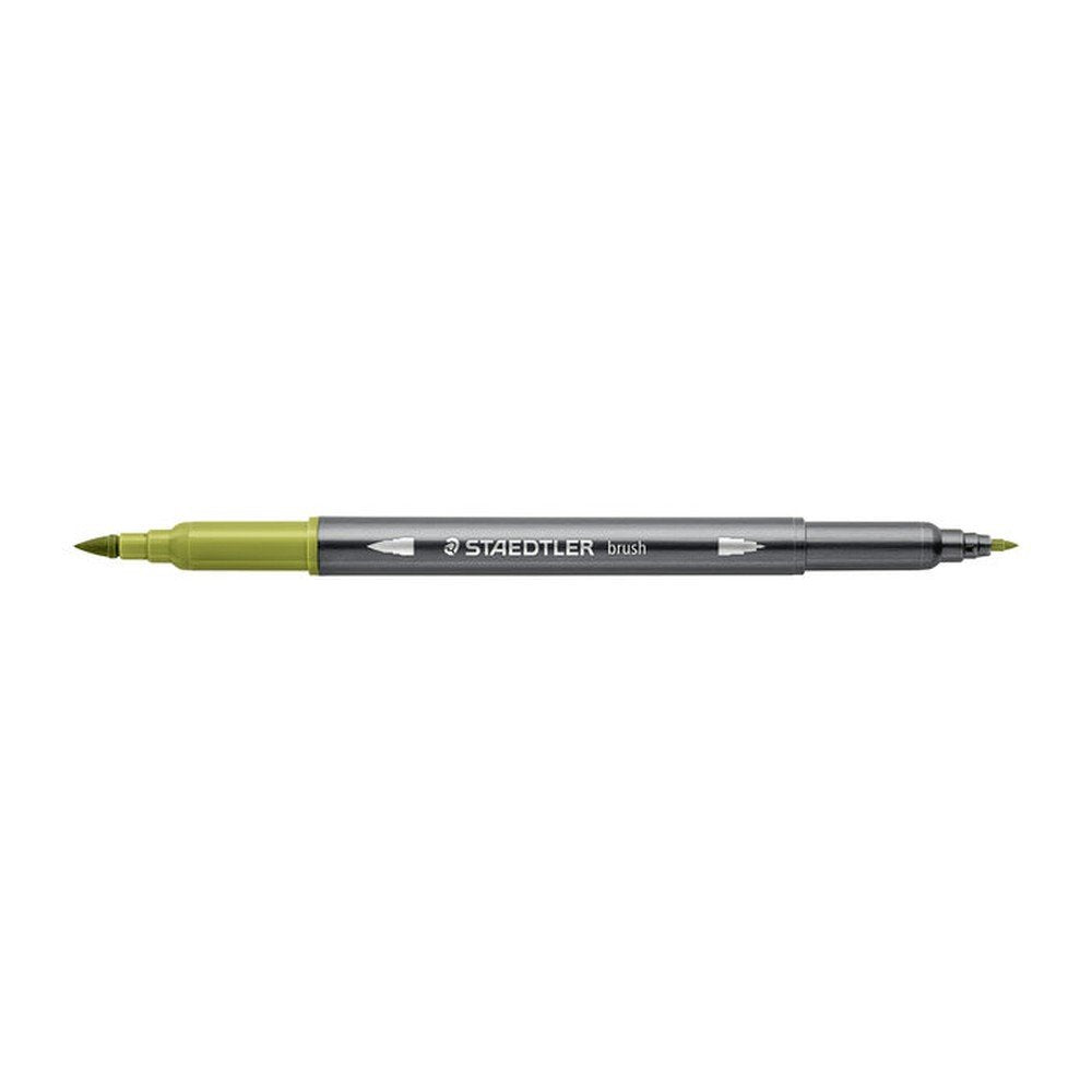 Rotulador Staedtler doble punta pincel 3001, pack 10 uds