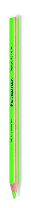 LAPIZ FLUORESCENTE TRIANGULAR VERDE | 12 UNIDADES | (STAEDTLER)