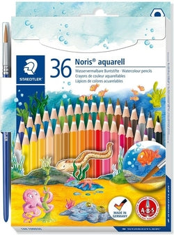 Lápices acuarelables Staedtler con pincel para artistas y escolares