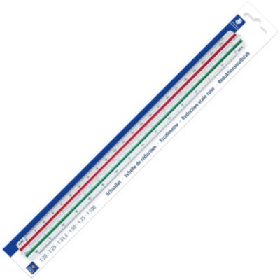 Escalímetro triangular 30cm plástico blanco Imagen principal del producto
