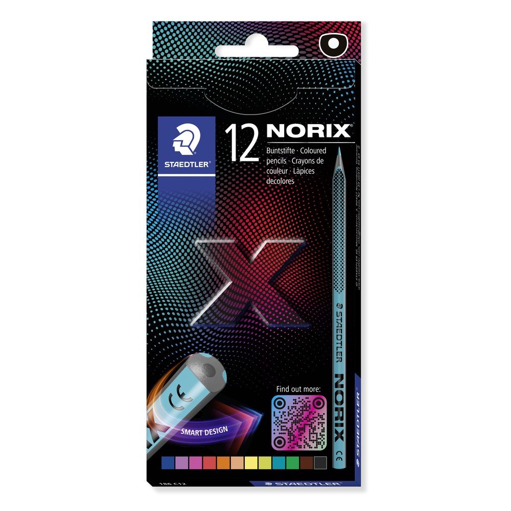 Lápiz Staedtler Norix 12 colores surtidos