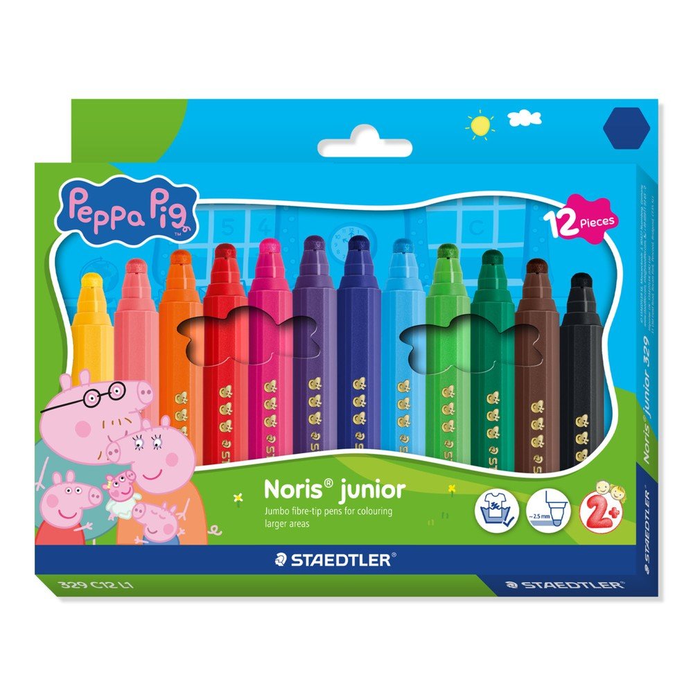 Rotulador Staedtler Peppa Pig 12 colores