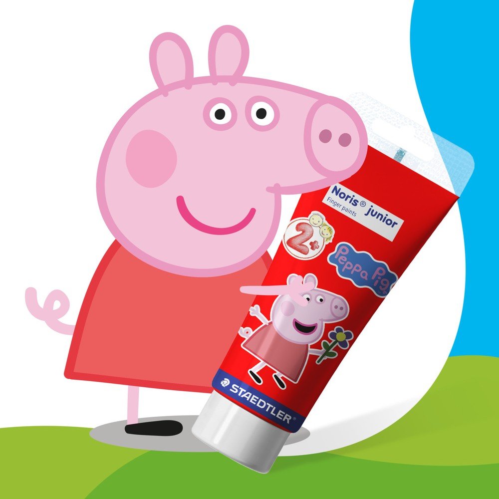 Pintura de dedos Staedtler Peppa Pig 100 ml 4 colores