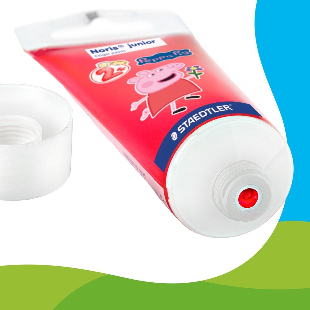 Pintura de dedos Staedtler Peppa Pig 100 ml 4 colores