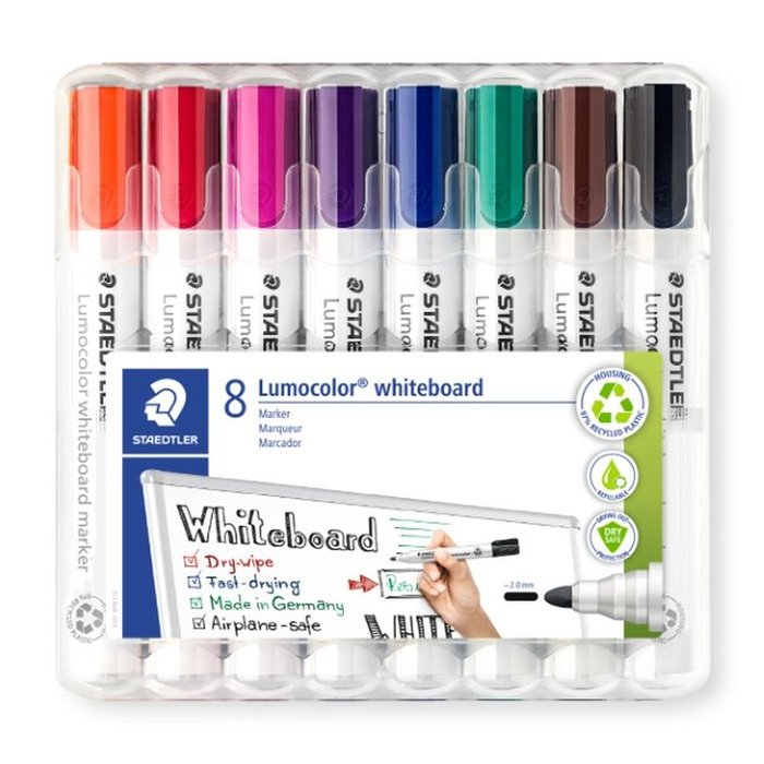 Rotulador Staedtler Lumocolor Whiteboard Marker 351 Estuche | Staedtler | Pack 1 Unidades
