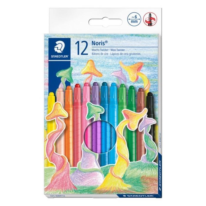 CERAS STAEDTLER 221 NWP12 GIRATORIAS 12 COLORES SURTIDOS | 1 UNIDADES | (STAEDTLER) Imagen principal del producto