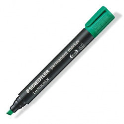 Rotulador Lumocolor 350 Verde STAEDTLER Pack 10