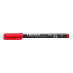 Rotulador Lumocolor 317 Medio Rojo | Staedtler | Pack 10 Unidades