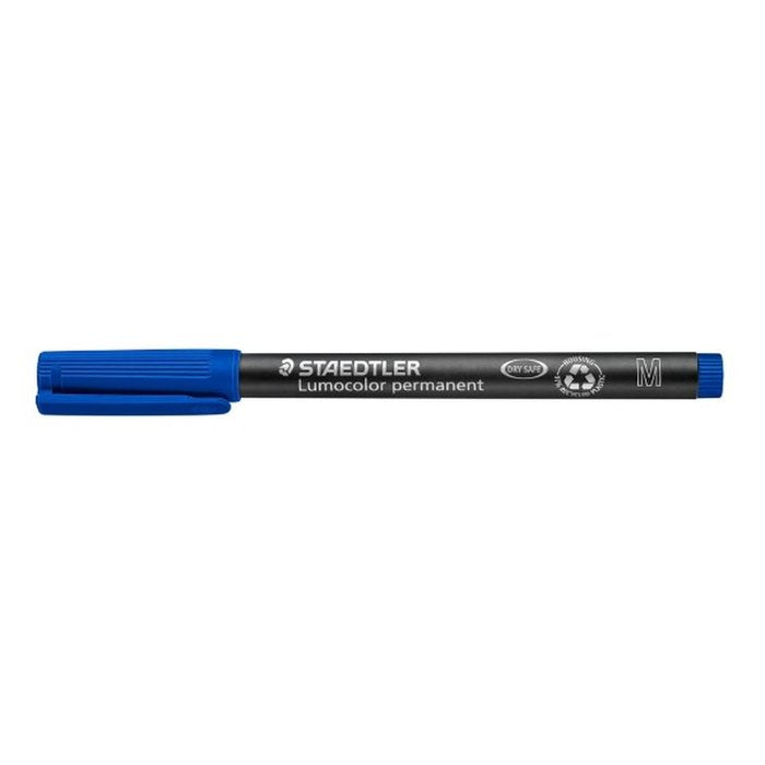 Rotulador Lumocolor 317 Medio Azul | Staedtler | Pack 10 Unidades