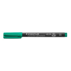 Rotulador Lumocolor 317 Medio Verde | Staedtler | Pack 10 Unidades