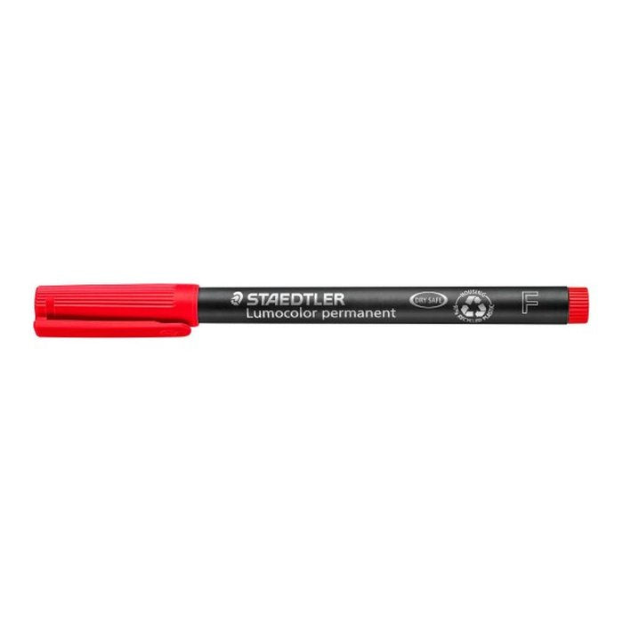 Rotulador Lumocolor 318 Fino Rojo | Staedtler | Pack 10 Unidades Imagen principal del producto