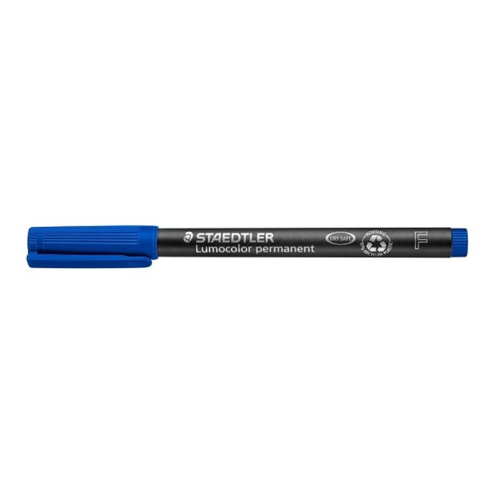 Rotulador Lumocolor 318 Fino Azul | Staedtler | Pack 10 Unidades Imagen principal del producto