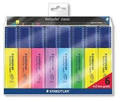Marcador Fluorescente 364Awp8 Textsurfer 6 Surtidos 2 Grati | Staedtler | Pack 1 Unidades