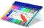 Estuche plástico 16+4 rotuladores triplus 323 colores surtidos