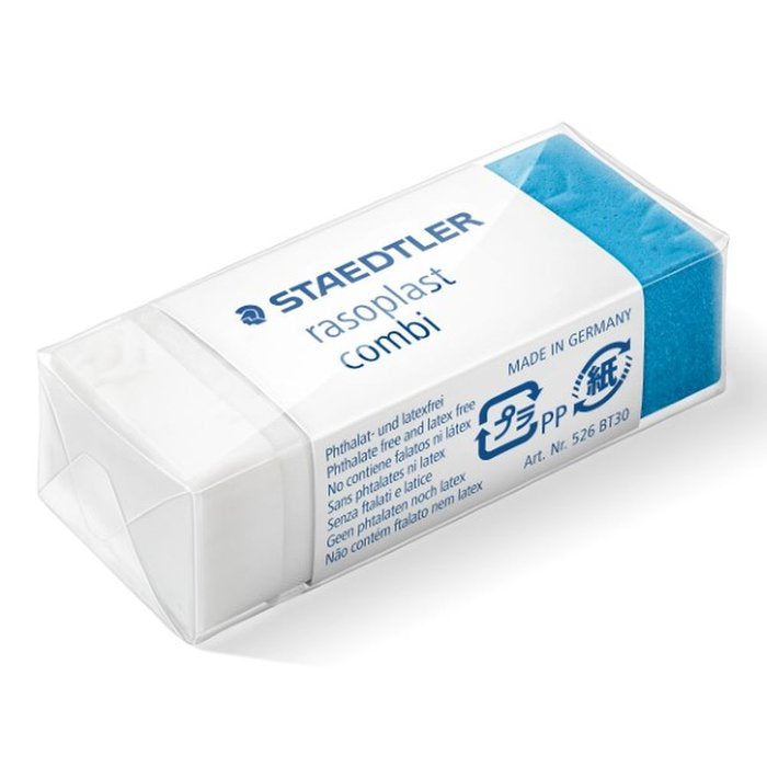 GOMA STAEDTLER 526 BT30 RASOPLAST COMBI | 30 UNIDADES | (STAEDTLER)