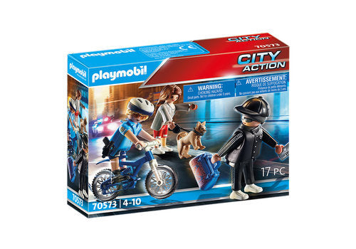 Bici Policial Persecución del Carterista Playmobil Imagen principal del producto