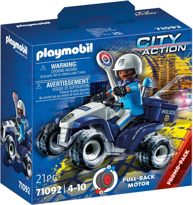 PLAYMOBIL POLICIA- SPEED QUAD | PLAYMOBIL, S,A, | 1 UNIDAD | 4008789710925