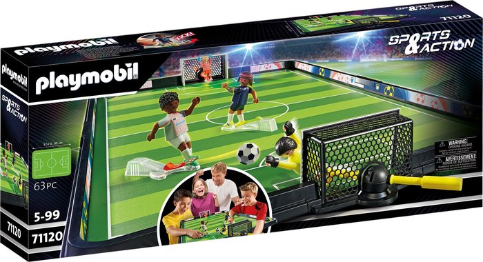 Playmobil Campo de Fútbol Juego de Construcción y Manualidades Imagen principal del producto