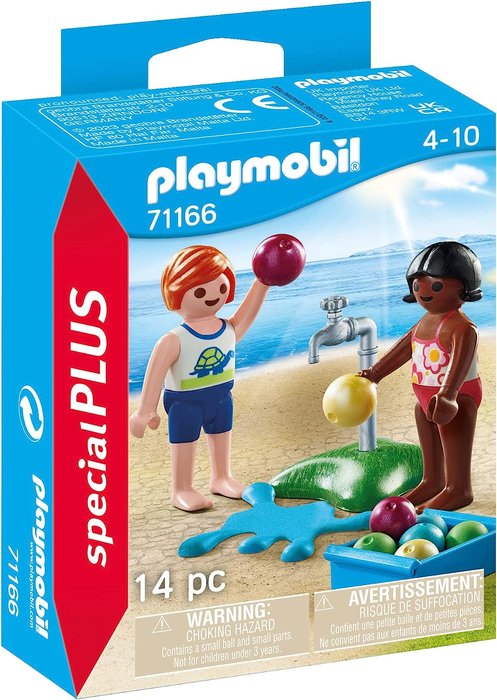 Niños con Globos de Agua Playmobil Juego Educativo