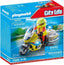 PLAYMOBIL MOTO DE EMERGENCIAS CON LUZ INTERMITENTE | PLAYMOBIL, S,A, | 1 UNIDAD | 4008789712059
