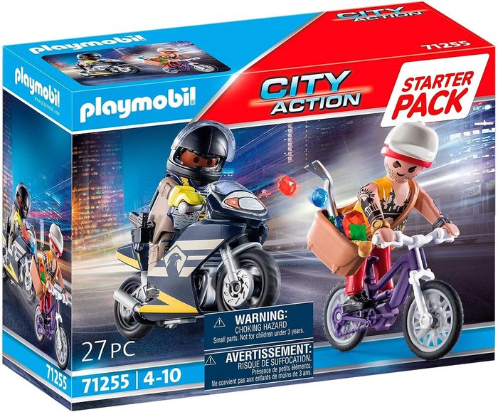 PLAYMOBIL STARTER PACK FUERZAS ESPECIALES Y LADRON | PLAYMOBIL, S,A, | 1 UNIDAD | 4008789712554
