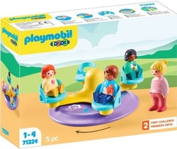 Carrusel Playmobil 1 2 3 juego educativo marca Playmobil