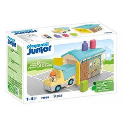 Camion de Obras con Garaje Playmobil Junior juego educativo