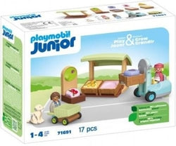 Puesto Ecológico y Carretilla Playmobil Junior
