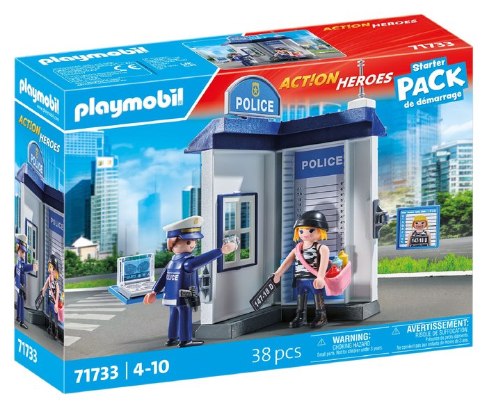Starter Pack Sala de Policía Playmobil