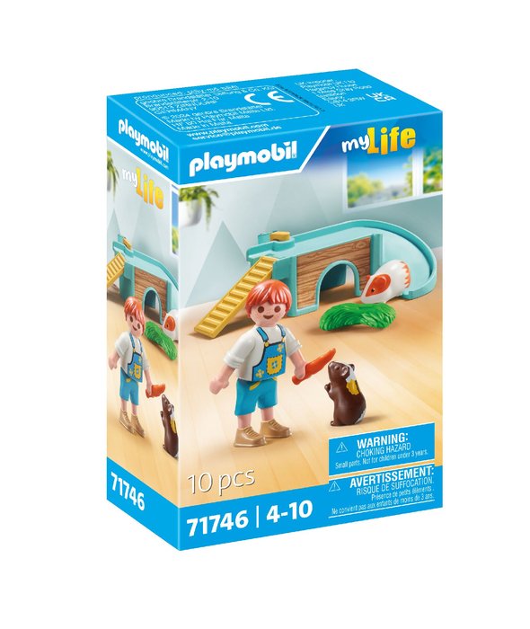 Casa para Cobayas Playmobil Juguete de Manualidades y Juego