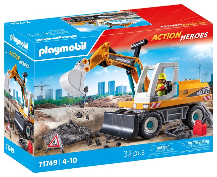 Excavadora Grande Playmobil S.A. Juguete de construcción Imagen principal del producto