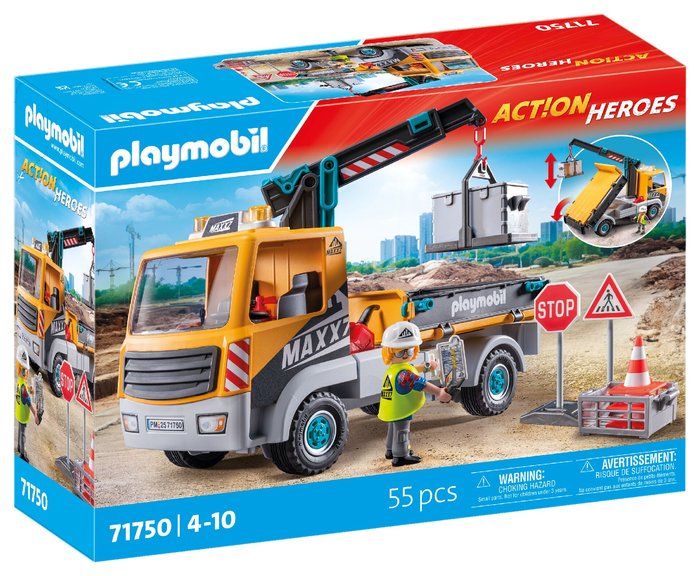 Camion de Construcción con Grua Playmobil