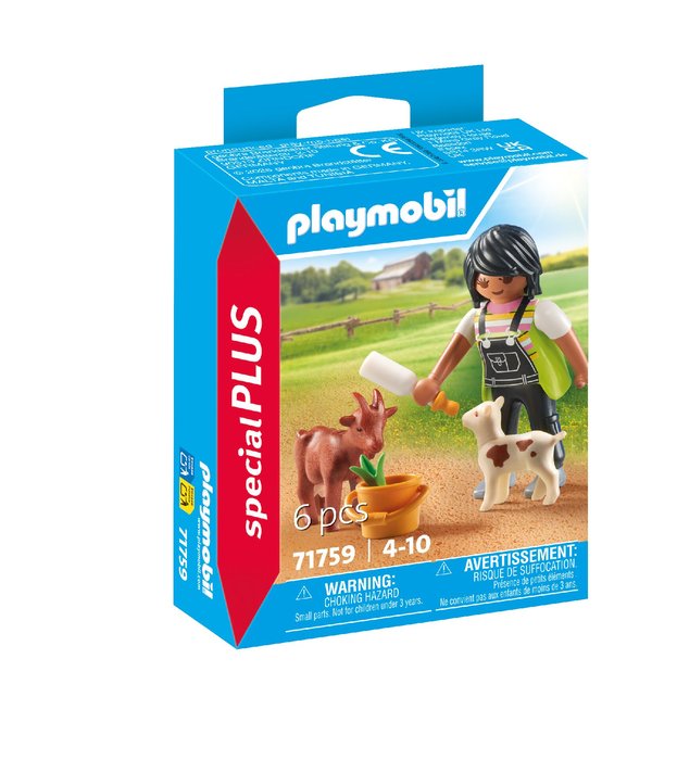 MUJER CON CABRAS | PLAYMOBIL, S,A, | 1 UNIDAD | 4008789717597 Imagen principal del producto