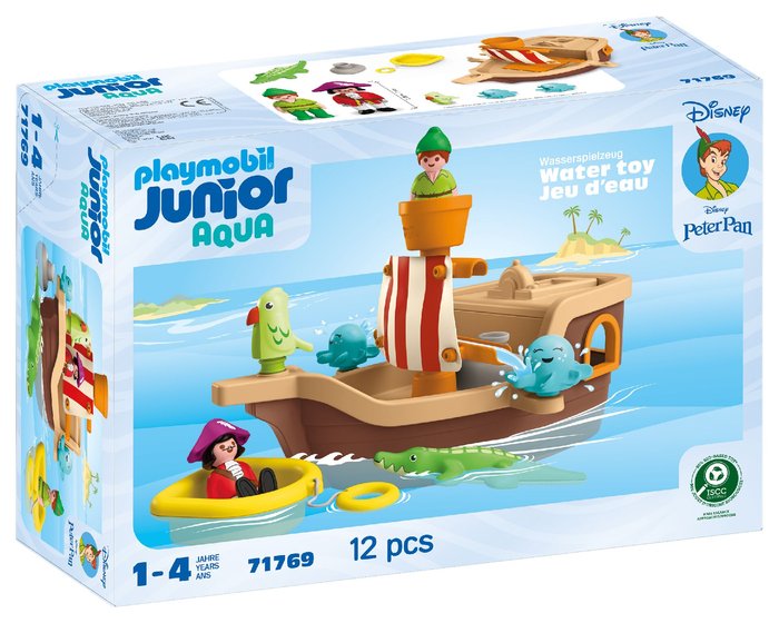 JUNIOR & DISNEY: EL BARCO PIRATA DE PETER PAN | PLAYMOBIL, S,A, | 1 UNIDAD | 4008789717696 Imagen principal del producto