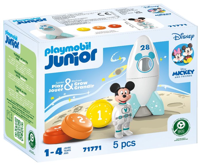 Junior & Disney La Aventura Espacial de Mickey Mouse Juego de Juguete