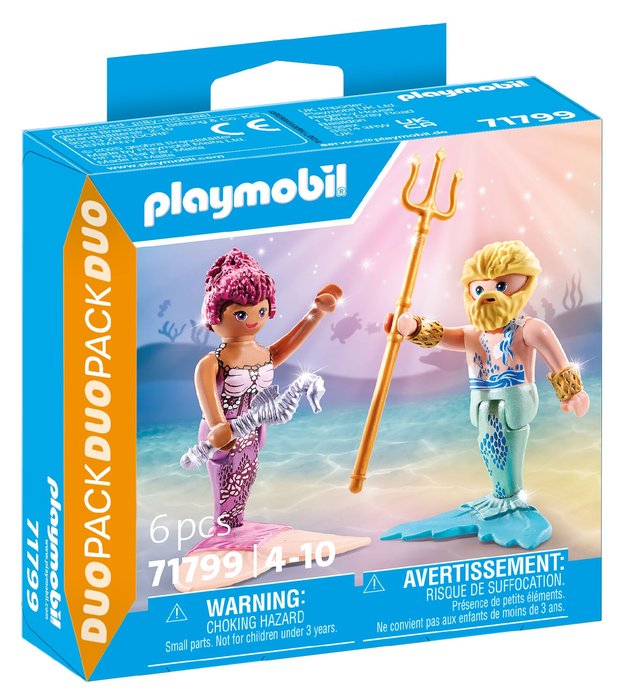Sirena y Triton Playmobil Juguete de 12 cm para niños mayores de 4 años Imagen principal del producto