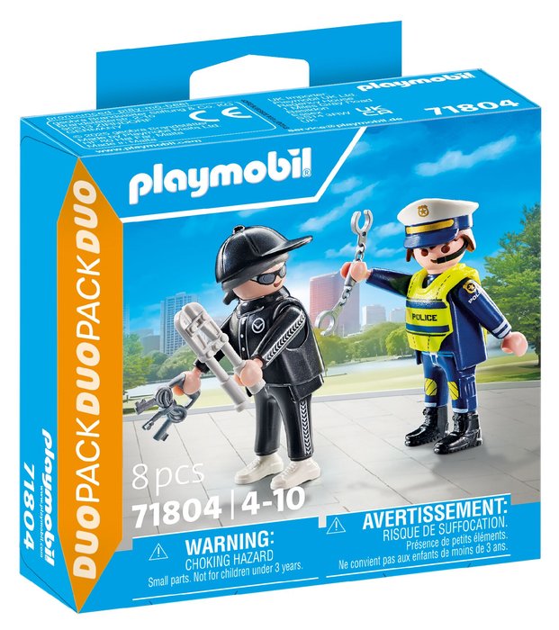 POLICIA Y LADRON | PLAYMOBIL, S,A, | 1 UNIDAD | 4008789718044