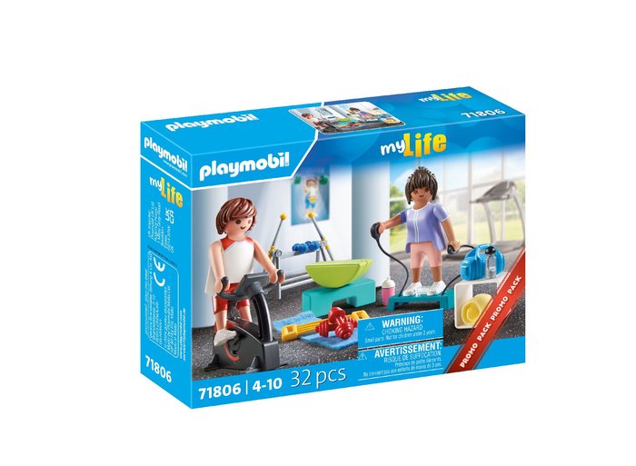 Entrenamiento Fitness Juego de Playmobil para niños