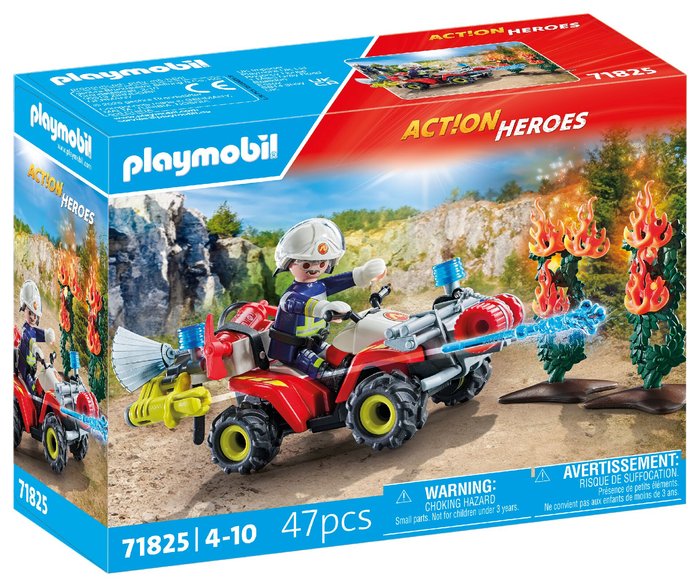 QUAD DE BOMBEROS | PLAYMOBIL, S,A, | 1 UNIDAD | 4008789718259 Imagen principal del producto