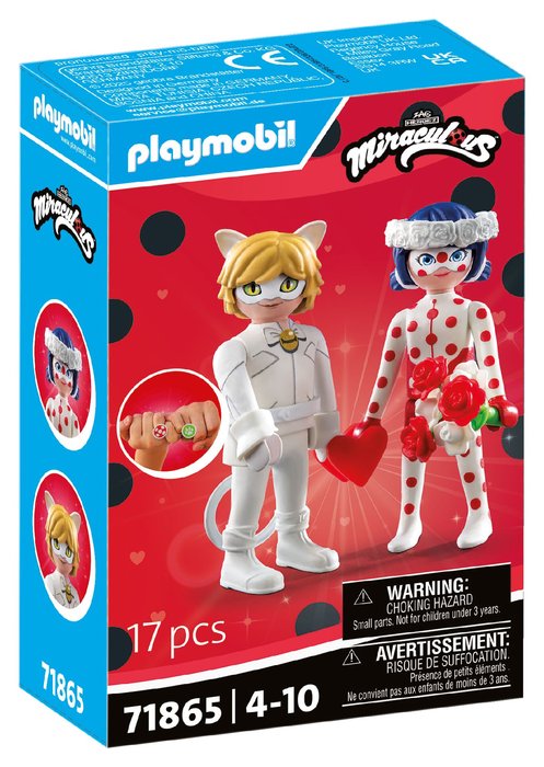 Miraculous Ladybug y Cat Noir Sueño de Boda Juego de Juguete PLAYMOBIL