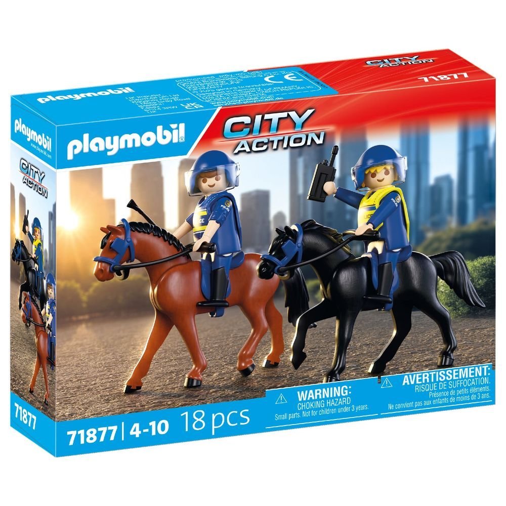 Playmobil Escuadrón Policial a Caballo Imagen principal del producto