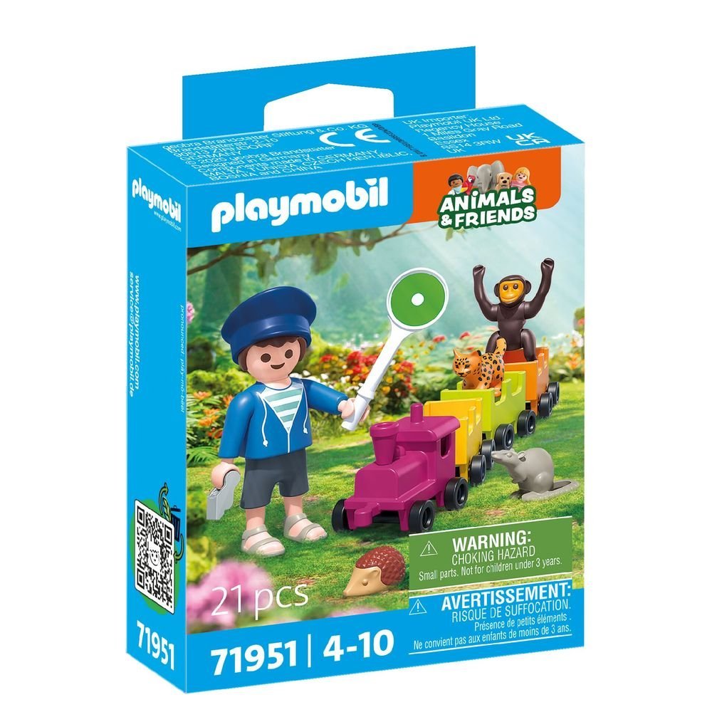PLAYMOBIL PEQUEÑO VIAJE EN LOCOMOTORA | PLAYMOBIL, S,A, | 1 UNIDAD | 4008789719515 Imagen principal del producto
