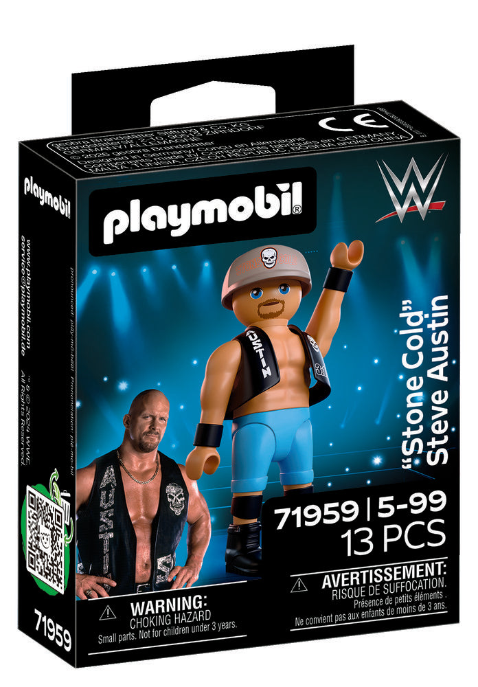 Playmobil WWE Stone Cold, figura de acción